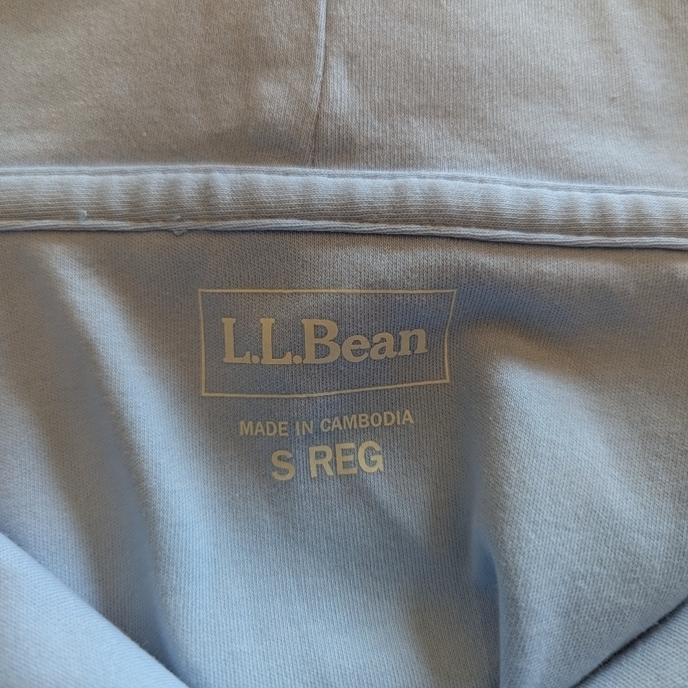 L.L. Bean Soft Blue Cowl Neck Top. Women's Size Regular, Never Worn. - Picture 3 of 4